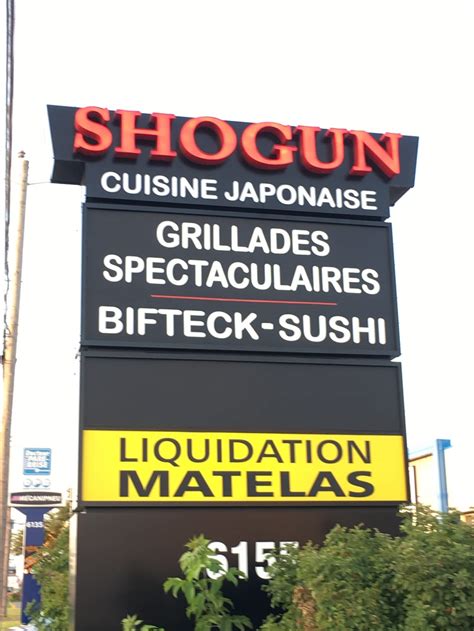 shogun restaurant brossard